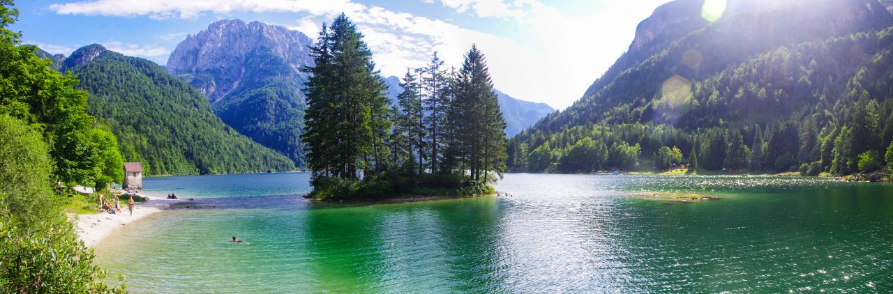 Az olasz Lago de Predil-tó